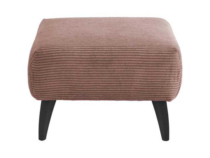 Hocker, Rosa, 66x66 cm, Holz & Textil, Quadratisch, Modern, MID.YOU