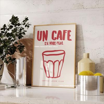 Inspire Select Bon Appetit Kitchen Canvas Poster Coffee Espresso Typography Wall Art For Dining Room Decor ct1039 23 11.8 15.7 In No Frame