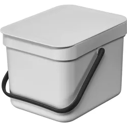 Brabantia Sort  Go Abfallbehäl. Light Grey 6 L