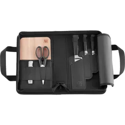 ZWILLING Reiseset Messertasche bestückt VIER STERNE 7 teilig schwarz