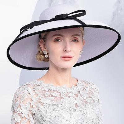 hüte spandex stoff eimer hut formelle hochzeit elegant mit bowknot kopfbedeckung kopfbedeckung