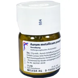 Aurum Metallicum Praeparatum D 6 Tritura 50 g