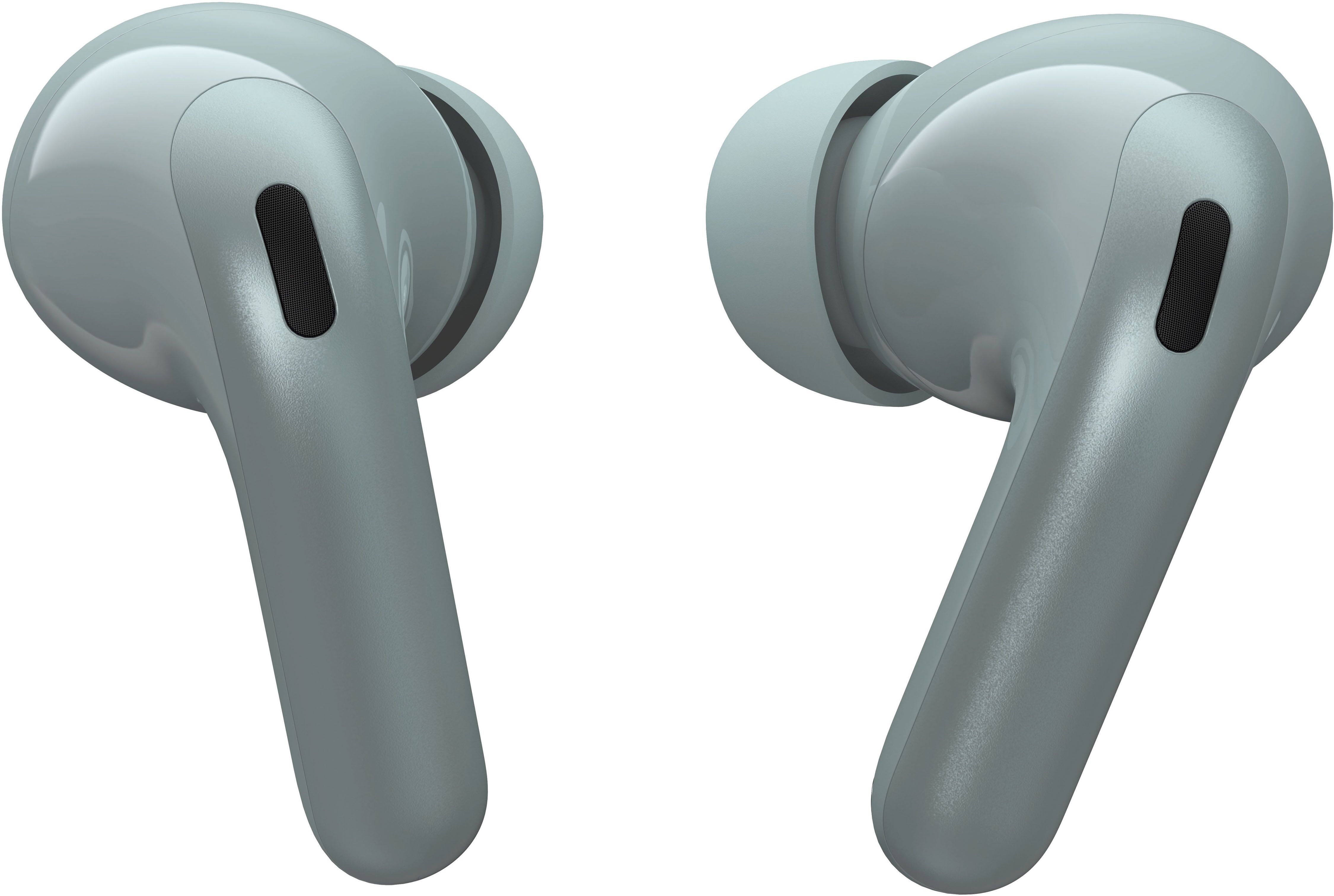 Motorola Bluetooth-Kopfhörer "moto buds 2", weiß (pantone grau mist), B:4,63cm H:5,99cm T:2,84cm, Kopfhörer, Bluetooth-Kopfhörer
