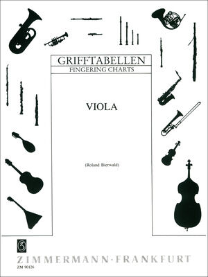 Zimmermann Verlag Grifftabelle Viola