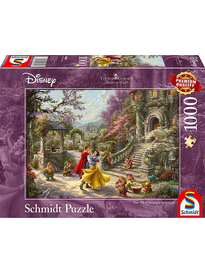 Schmidt Spiele 1.000tlg. Puzzle "Disney Schneewittchen - Tanz mit dem Prinzen" - ab 12 Jahren - onesize