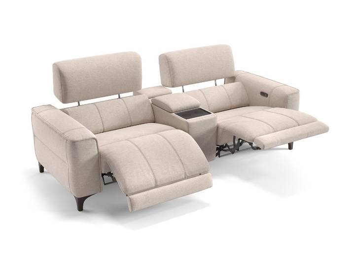 Stoff 2-Sitzer Kinosofa Nanto Heimkinosessel Kinosessel