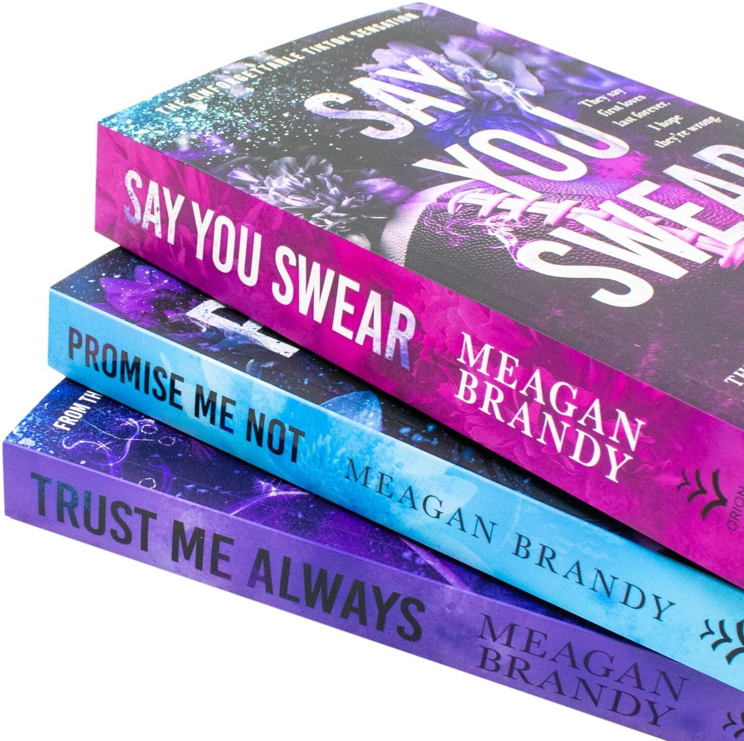 Orion Boys of Avix Series by Meagan Brandy 3 Books Collection Set (Say You Swear, Promise Me Not and Trust Me Always)