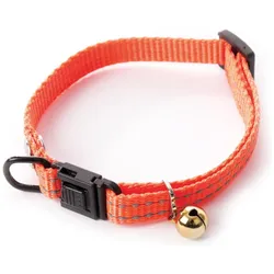 Martin Sellier Verstellbarer Nylon-Halsband für Katzen (Katze, Allgemein, Spazieren), Halsband + Leine