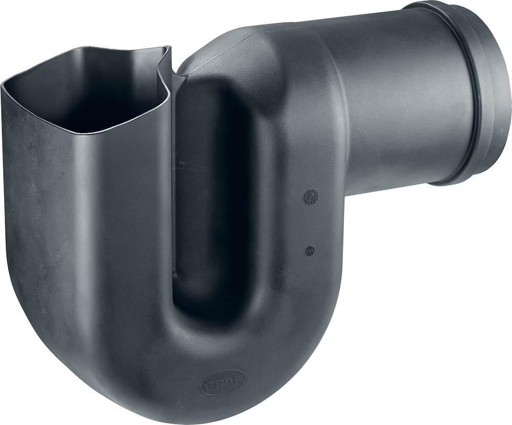 GRAFOTTOGMBH Überlaufsiphon DN315, schwarz 16941946