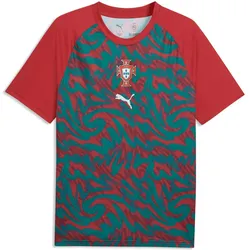 Puma, Herren, Fussballtrikot, FPF Warm Up Jersey (XS), Rot, Grün