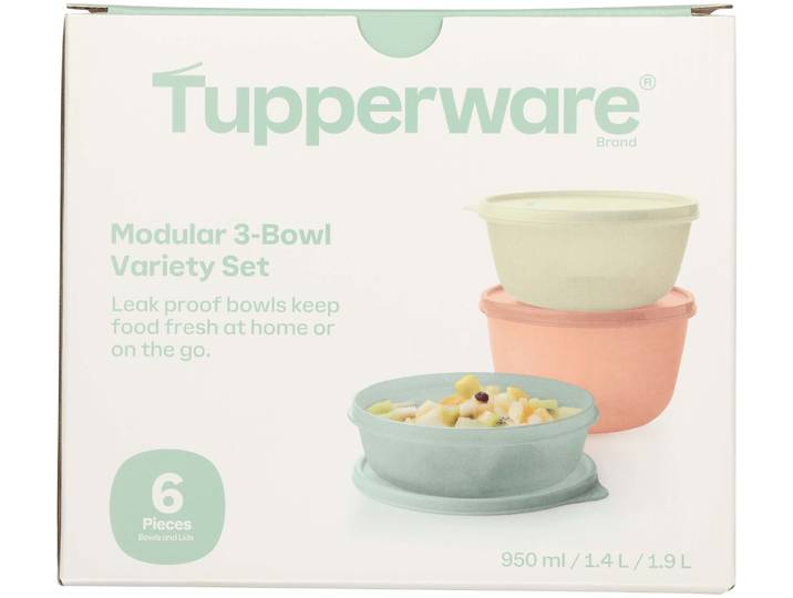 Tupperware Schüssel-Set 0.95/1.4/1.9l
