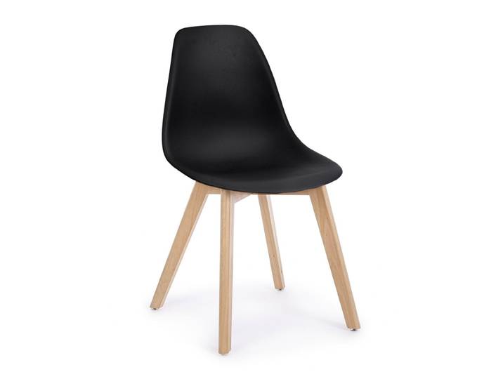 Set 4 chaises hêtre noires