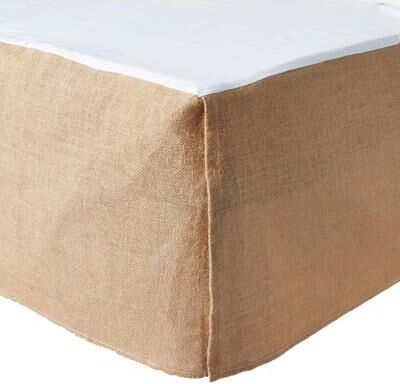 Burlap Bedskirt by Greenland Home Fashions in Natural (Size FULL)