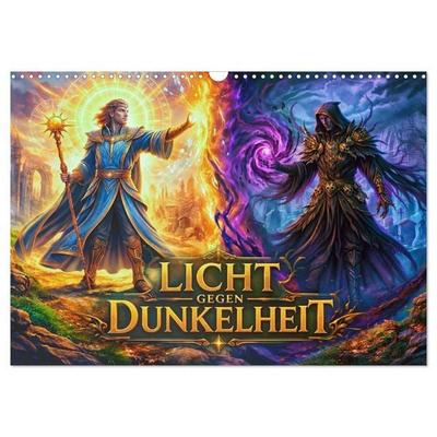 Licht gegen Dunkelheit (Wandkalender 2027 DIN A3 quer), CALVENDO Monatskalender