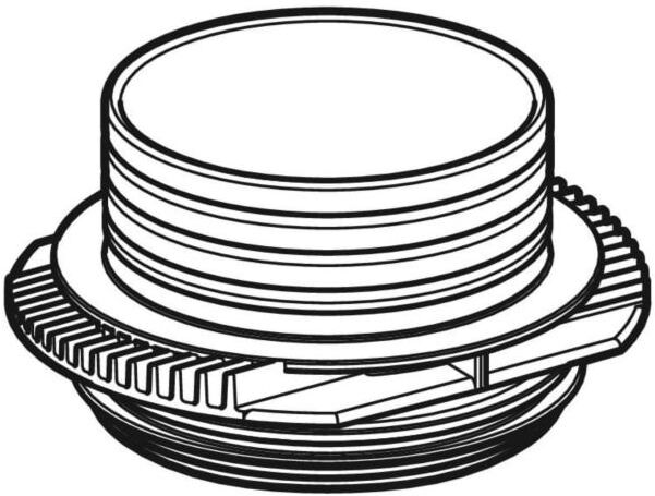 Geberit Pluvia-Notüberlauf-Rohr 243730001