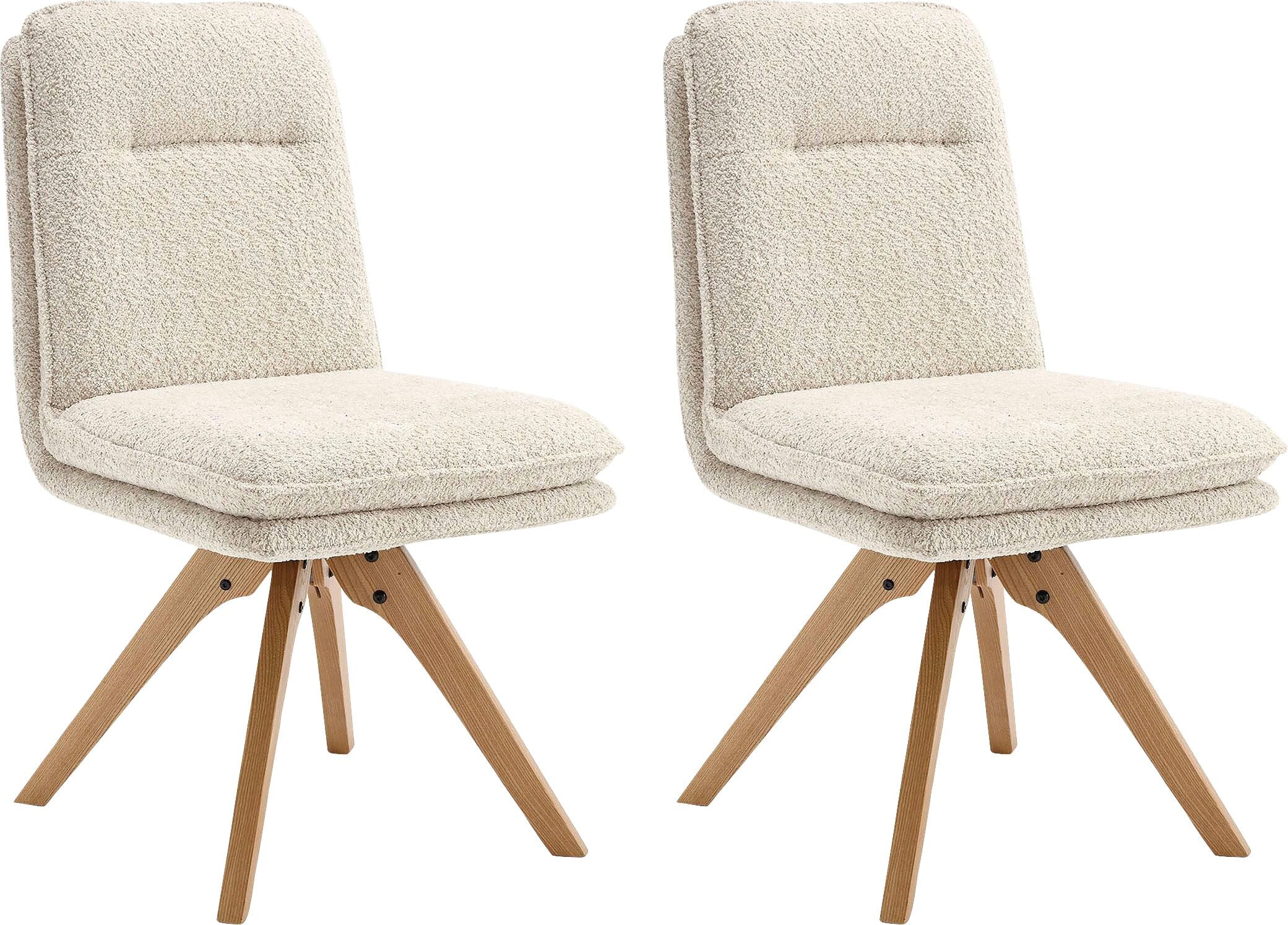 Esszimmerstuhl HOME AFFAIRE "Valencia", beige (natur, braun, natur), H:92cm T:68cm, Metall, Stühle, Esszimmerstuhl, verschiedene Gestelle in Holz oder Metall