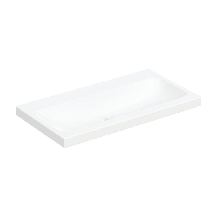 Geberit iCon light Waschtisch 501836007 90x48cm, ohne Hahnloch, ohne Überlauf, weiß
