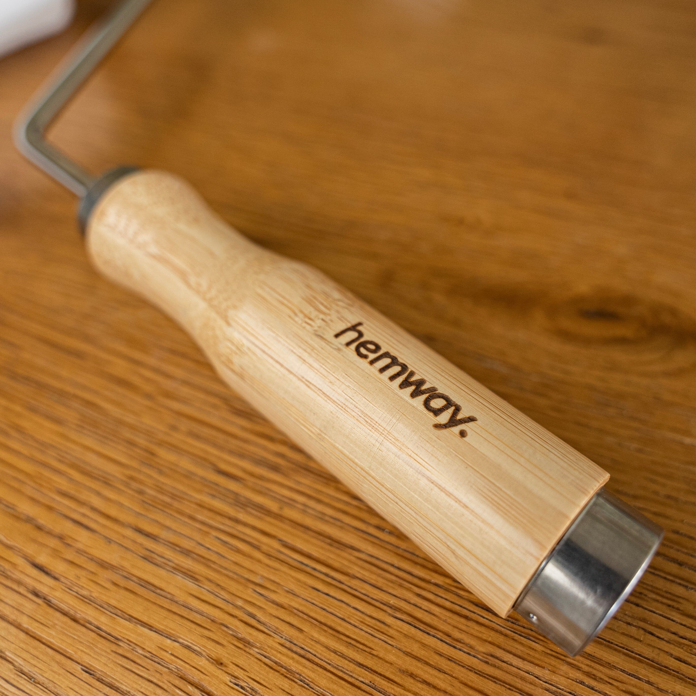 Hemway Premium Bamboo Paint Roller Frame   Tools   Eco-Friendly - 9 Inch