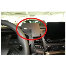 Brodit ProClip Ford Transit Custom Bj. 18-21, Smartphone Halterung, Schwarz
