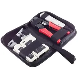 Shiverpeaks -BASIC-S--Werkzeugset, Netzwerk, 4-teilig, mit Tasche (Werkzeug), Zubehör Netzwerk