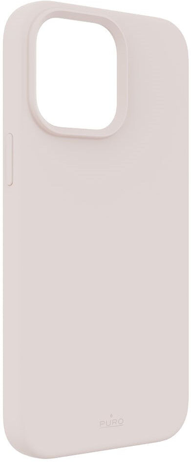 iPhone 14 Pro Puro Icon Mag Silikone Bagside Cover - MagSafe Cover - Lyserød