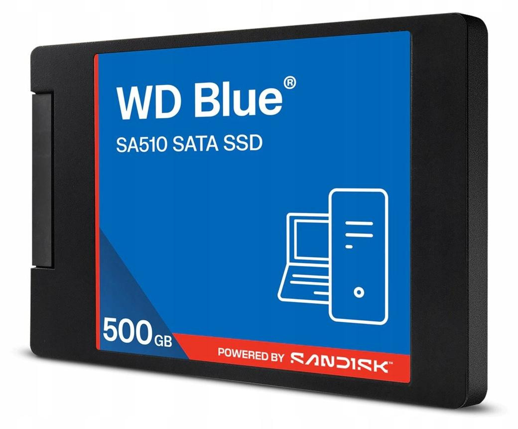 SanDisk WD Blue SA510 2,5 inch SATA SSD interne opslag 500 GB WDS500G5B0A