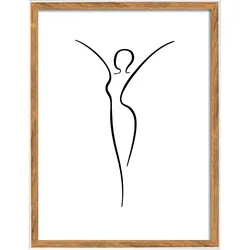 Walther, Bilderrahmen, Silhouette Holzrahmen (31.20 x 41.20 cm)