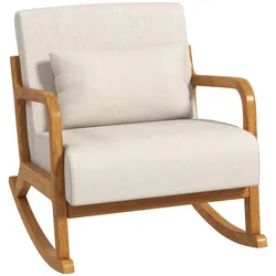 SCHAUKELSESSEL, Schaukelstuhl, Creme