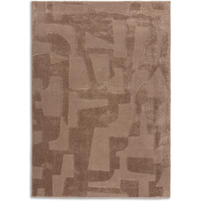 Teppich "Blaze 252", braun, B:160cm H:28mm L:230cm, Polyester, SCHÖNER WOHNEN-KOLLEKTION, Teppiche, Teppich, Indoor, pflegeleicht, verschiedene Formen, Hoch Tief Struktur