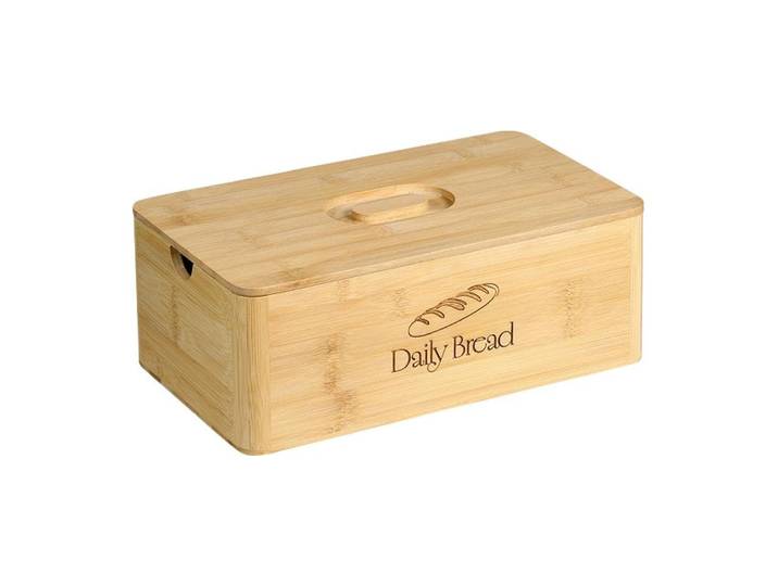 Brotkasten KESPER Daily Bread , braun, B:20cm H:1,27cm, Lebensmittelaufbewahrungsbehälter, Brotkasten