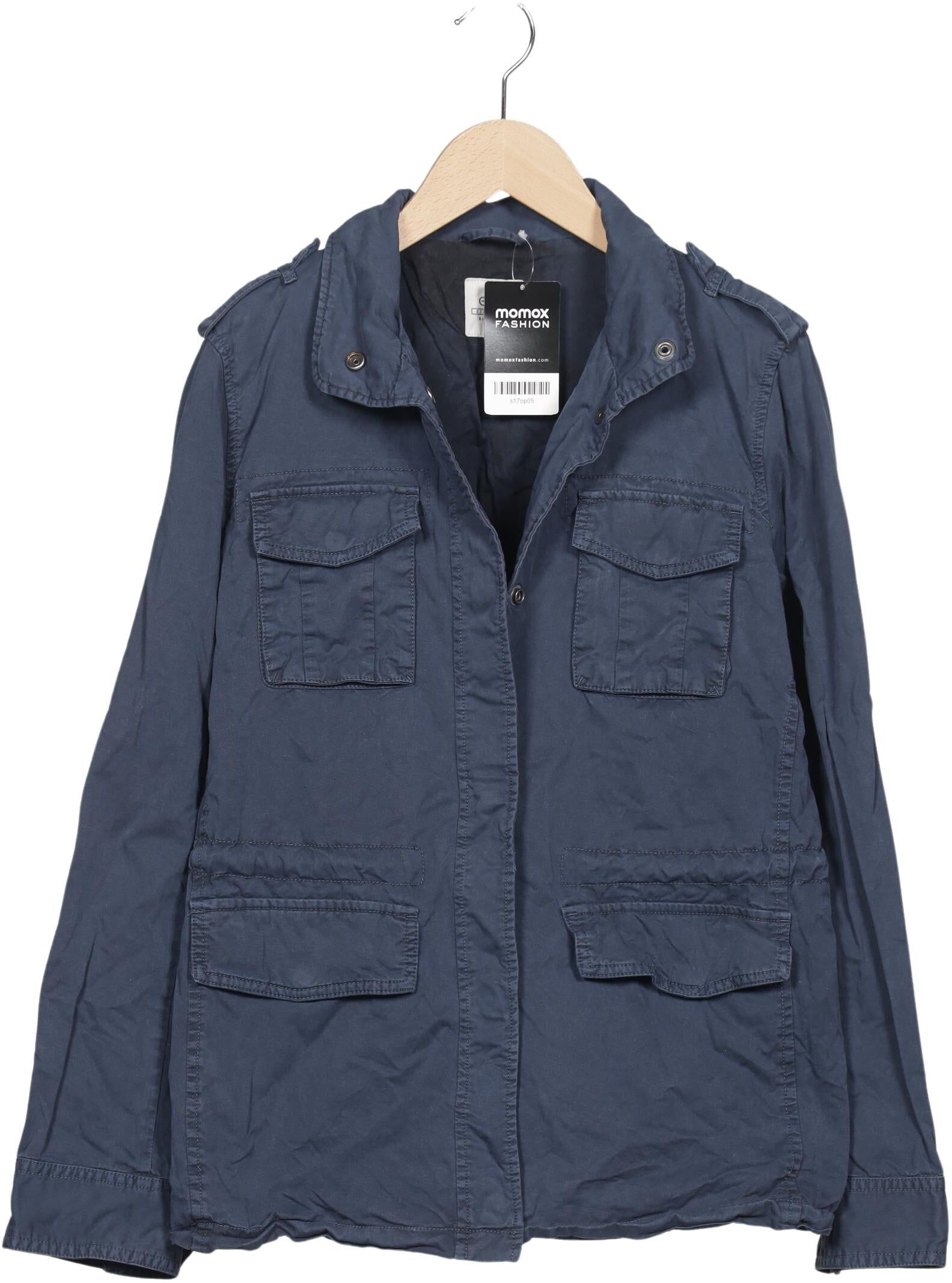 Esprit Damen Jacke, Marineblau, Gr. S, Baumwolle - Second Hand
