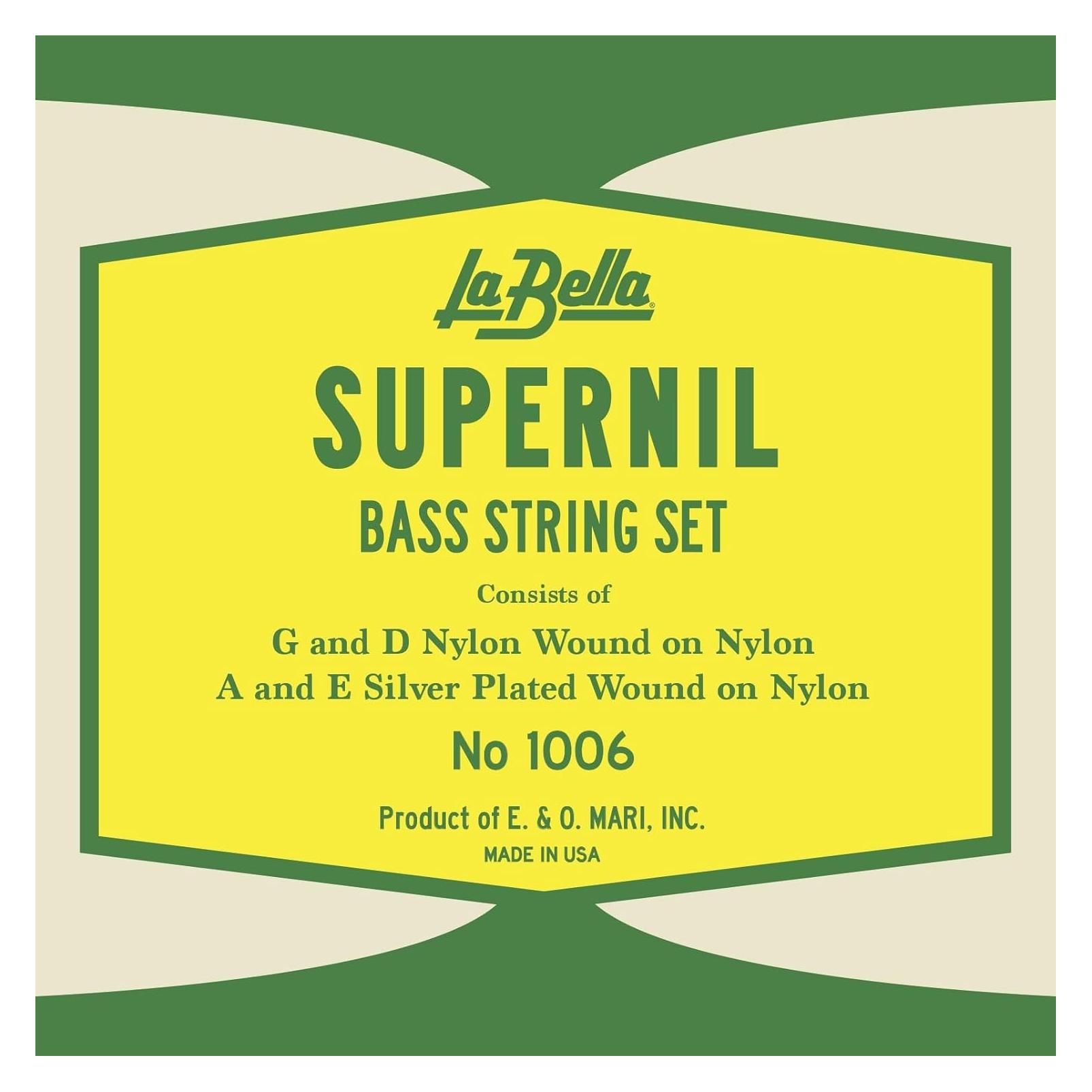 La Bella 1006 Supernil Kontrabass Saiten (4x, Kontrabass) (1006)