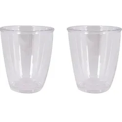 Bo-Camp Thermoglas doppelwandig 2 Stück 340 ml transparent