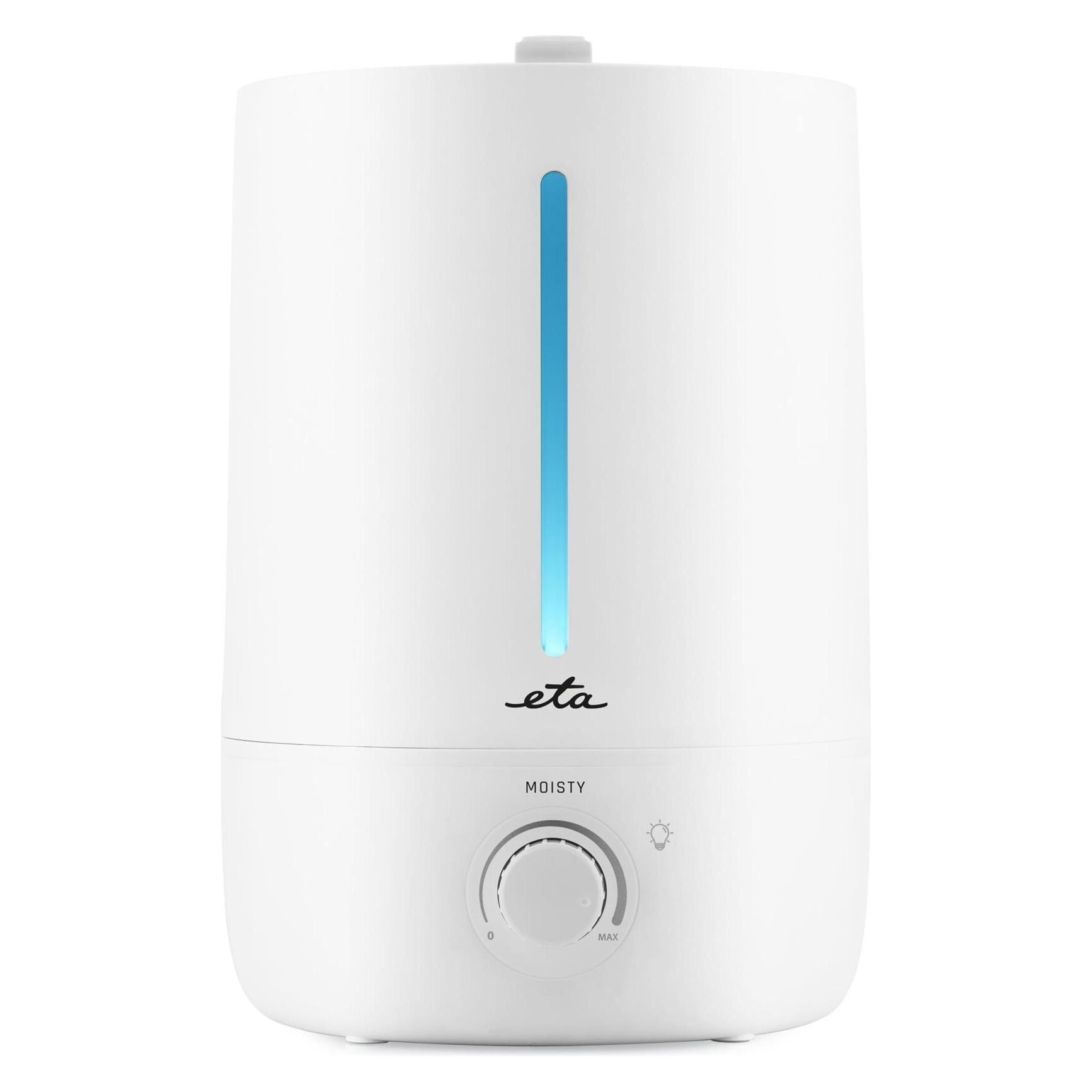 ETA Humidifier | 362990000 MOISTY | 40 m³ | 25 W | Water tank capacity 5 L | Ultrasonic technology | Whi (40 m²) (ETA362990000)