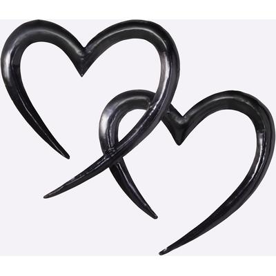 Wanddekoobjekt HEINE HOME, schwarz, T:1cm, Wanddekoobjekte