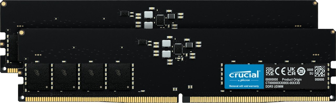 32GB (2x16GB) Crucial DDR5-5600 CL46 RAM Arbeitsspeicher Kit