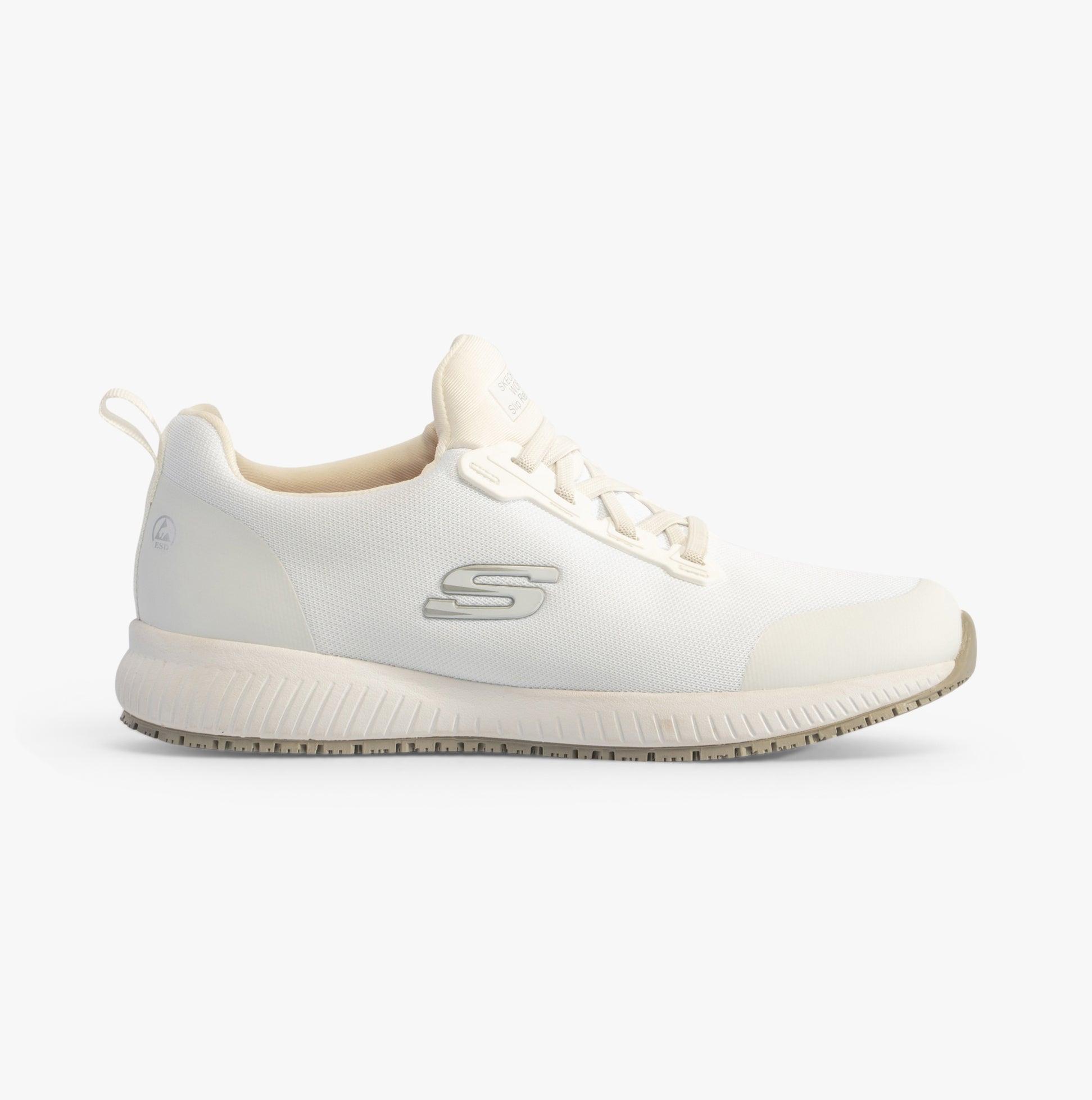 Skechers Work 200051EC Squad - Myton Sr Herren Berufsschuhe Weiß