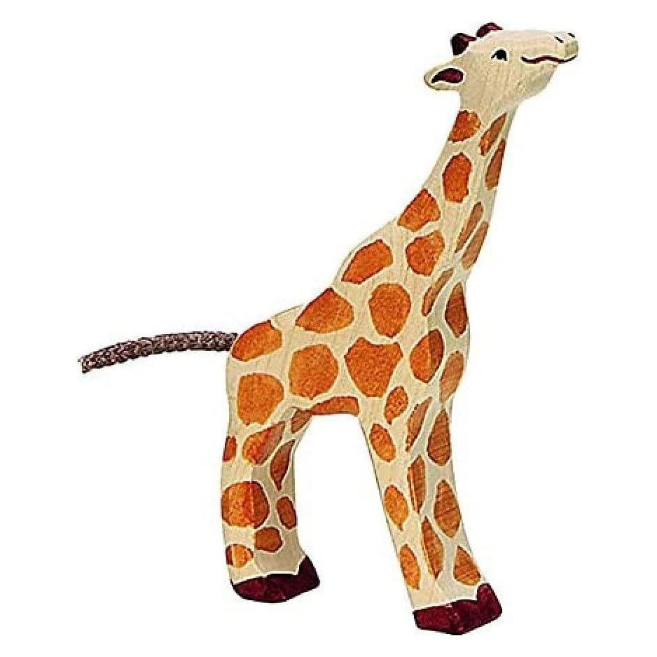 Holztiger Giraffe, small, feeding (80157)