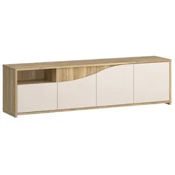 Aucune, TV Möbel, TV-Ständer - PoeM - Sand - 203,9 x 42 x 55,8 cm (203.90 x 55.80 x 42 cm)