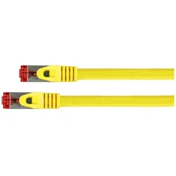 Varia SO-37114 - Patchkabel Cat.6, S/FTP, 30m, gelb (S/FTP, CAT6, 30 m), Netzwerkkabel