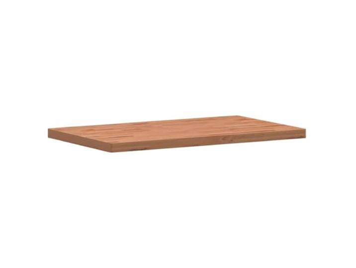 KTHLBRH Rechteckige Tischplatte 100 x 60 x 4 cm Massivholz Buche Leicht zu reinigende Lackoberfläche für Bar- oder Serviertisch, einzigartige Maserung