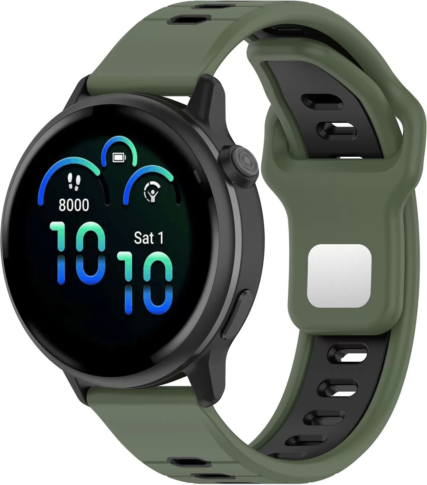 INF Silikon-Uhrenarmband für Garmin Vivoactive 6 Grün