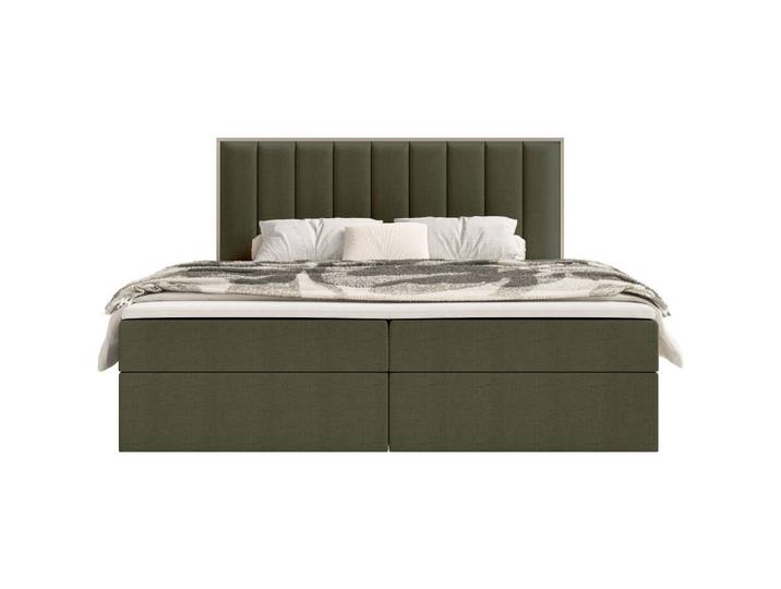 BOXBETT Togents Dunkelgrün Chenille hydrophob 160x200 cm