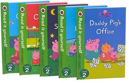 Read It Yourself with Ladybird Peppa Pig 5 Books Children Collection Set for Level 2