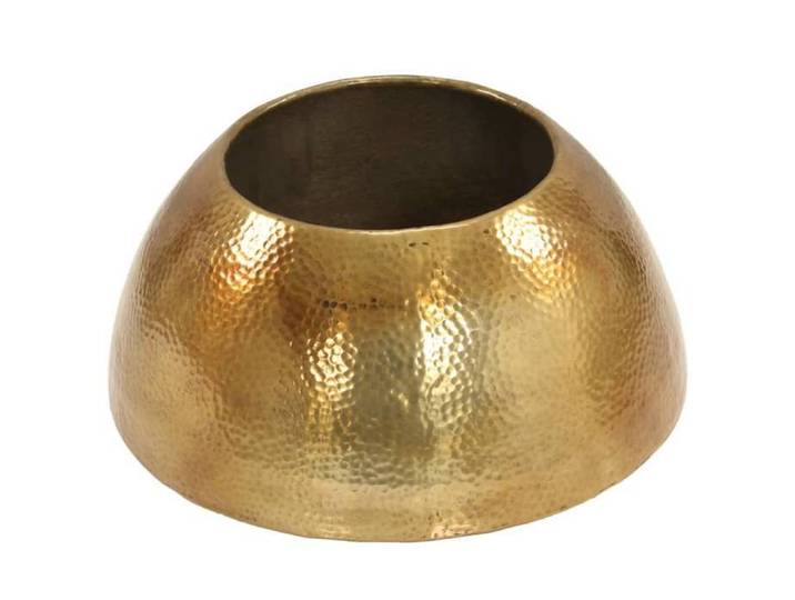 Petite Table basse - NANAS - Anti l'humidité - Table à revues - Aluminium martelé 70x30cm Laiton 60085496848