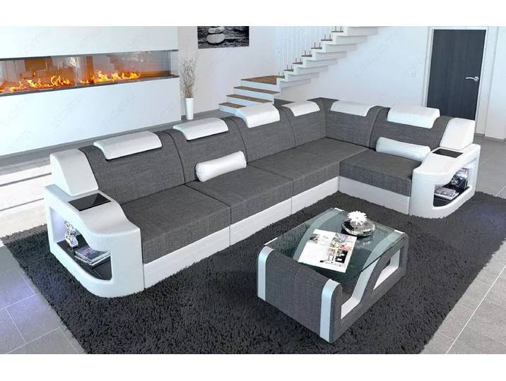 Stoff Ecksofa Padua L-Form