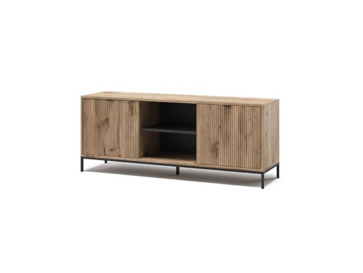 Vicco Lowboard Eliza , Viking Oak 150 x 60 cm mit 2 Türen, geeignet als TV-Lowboard für Geräte bis 65 Zoll
