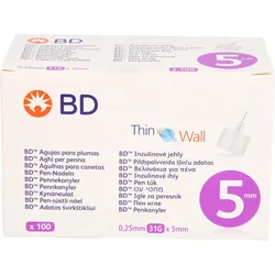 Bd Pen-Nadeln Thin Wall 0.25x5Mm 100 ST
