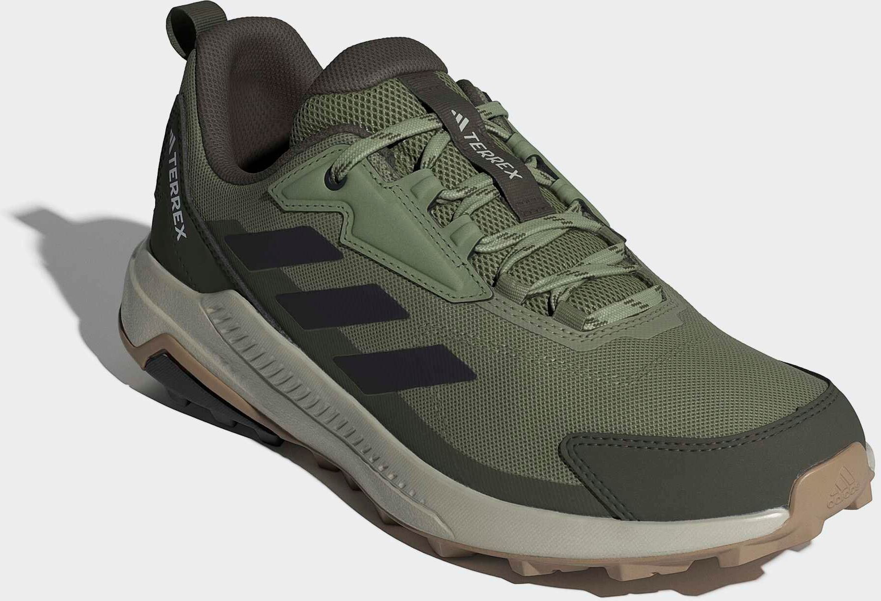 Wanderschuh ADIDAS TERREX "ANYLANDER", Herren, Gr. 46, grün (tent grün, carbon, olive strata), Textil, Schuhe Wanderschuh tent grün, carbon, olive strata 46
