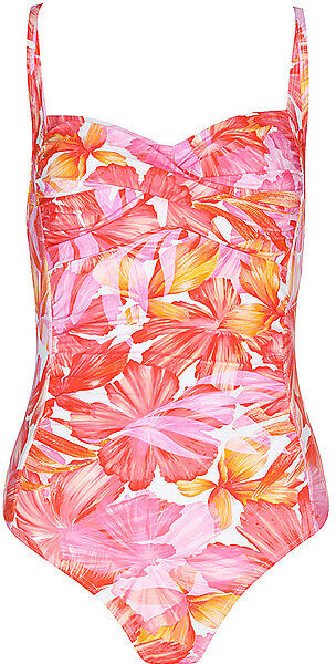 DARLING HARBOUR Damen Badeanzug Wrapped rot   42 W